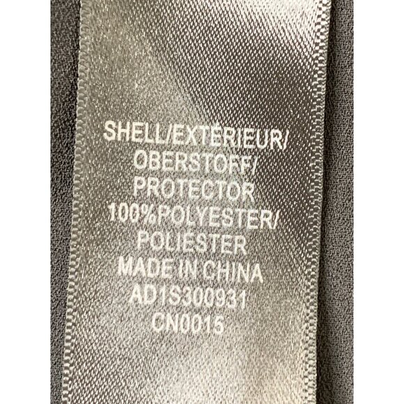 Adrianna Papell Womens Black Pleated Short Sleeve Blouse Top Size M Chiffon GUC - Picture 4 of 7